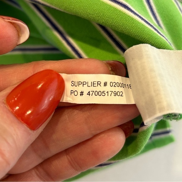 Polo Ralph Lauren Blue Striped Stretch Golf Shirt L - Picture 7 of 10